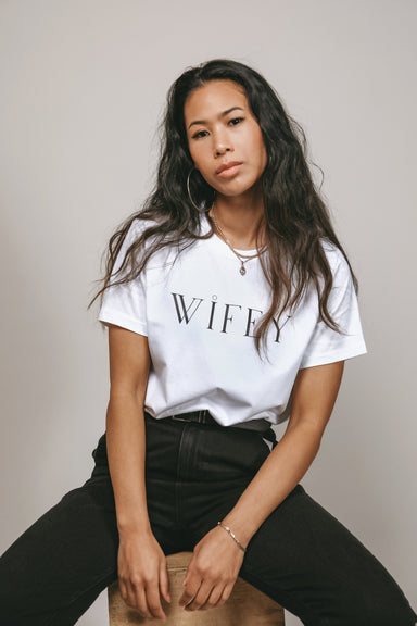 WIFEY Organic Cotton T-shirt - Feathers and Stone